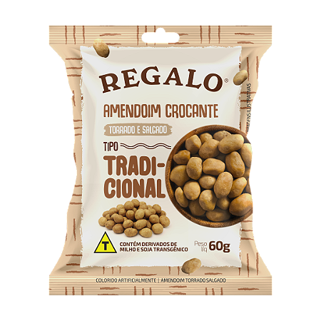 Amendoim crocante REGALO Tradicional 60g