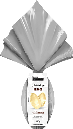 OVO DE PÁSCOA REGALO CHOCOLATE BRANCO 180g
