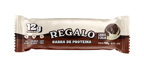 BARRA DE PROTEÍNA REGALO COOKIES & CREAM 40G