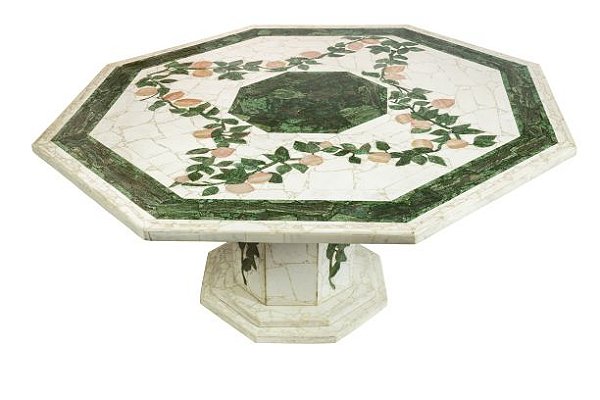 Mesa 1,75Ø em mosaico de Mármore Ref. 9224