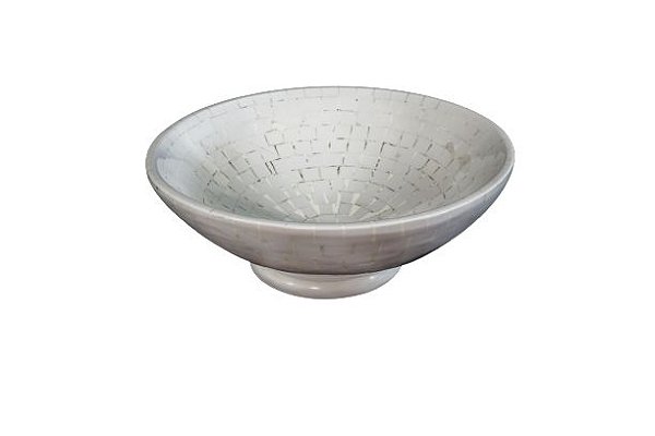 Fruteira em Mármore branco