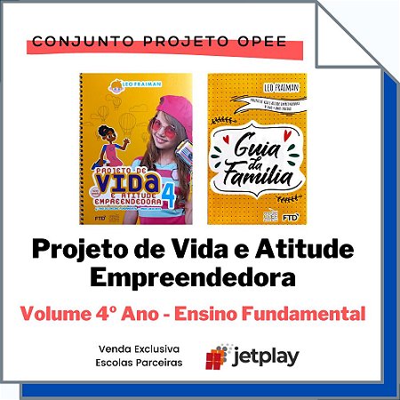Projeto de Vida e Atitude Empreendedora - 4º Ano - Fundamental - Ano 2024