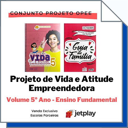 Projeto de Vida e Atitude Empreendedora - 5º Ano - Fundamental - Ano 2024