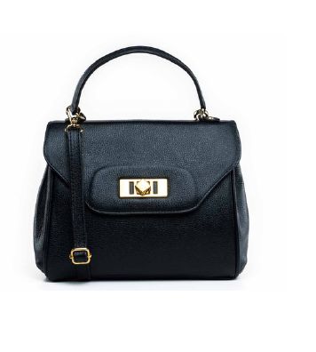 BOLSA EM COURO EB 515 PRETO