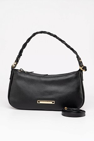 BOLSA EM COURO EB 524 PRETO