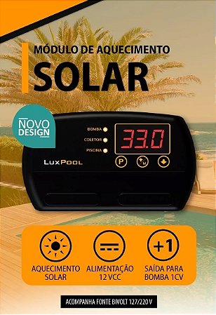 Controlador de temperatura para piscina ou boiler  LUXPOOL PROMOÇÃO