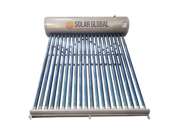 Aquecedor solar a vácuo 30 Tubos 350 litros até 12 banhos dia - Promoção