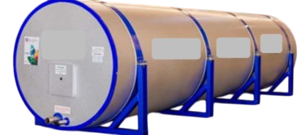 RESERVATÓRIO TERMICO (BOILER) 3.000 LITROS INOX 304 BAIXA PRESSÃO