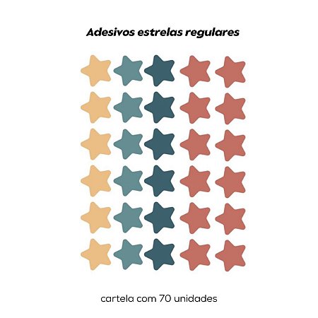 Adesivo decorativo estrelas