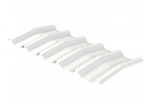 Cumeeira de 60cm  em aço 0,43mm para Telha Metálica Trapezoidal TP-40
