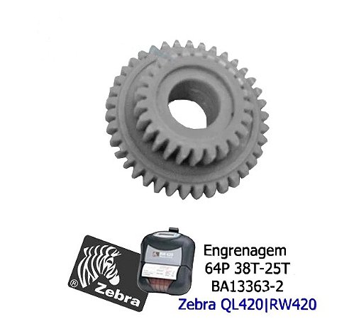 Engrenagem Zebra RW420 (64P 38T-25T)