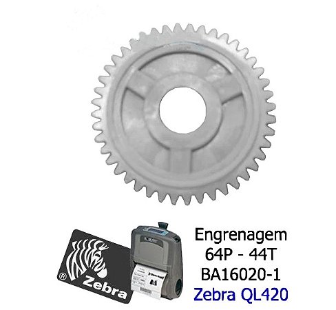 Engrenagem Zebra QL420 (64P-44T) Zebra BA16020-1