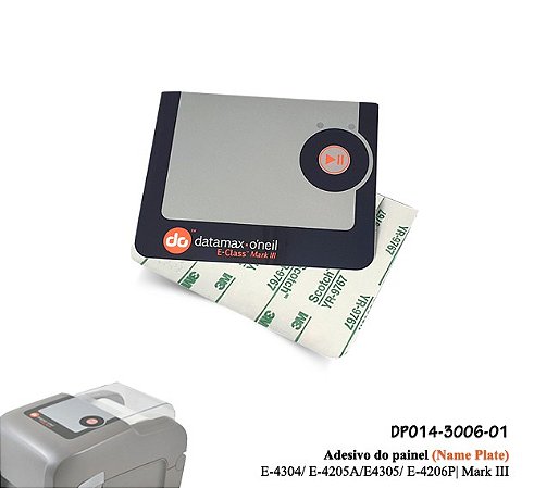 Adesivo do Painel Datamax E-Class Mark III