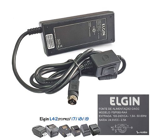 Fonte 24V Elgin, Bematech (original)