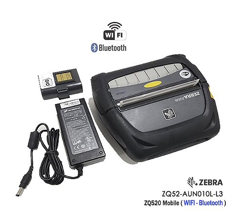 Impressora Zebra ZQ520 (WIFI e Bluetooth)