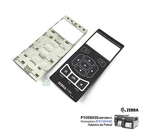 Adesivo do Painel Zebra ZT410, ZT420