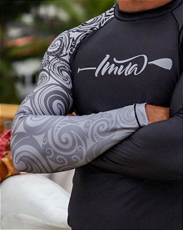 Lycra Koru Pattern Cinza