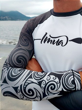 Lycra Koru Pattern Black
