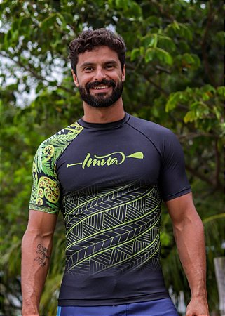 Lycra Koru Maori Verde MC