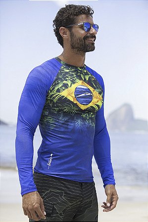 Lycra Brasil Azul