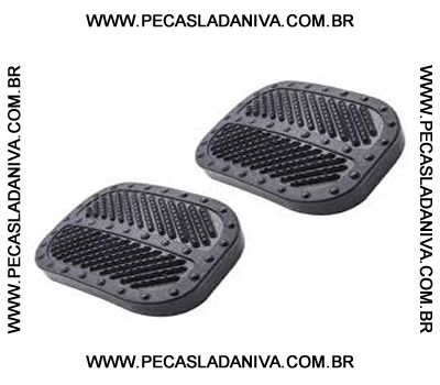 Capa do Pedal de Freio e Embreagem Niva o Par (Novo) Ref. 0334