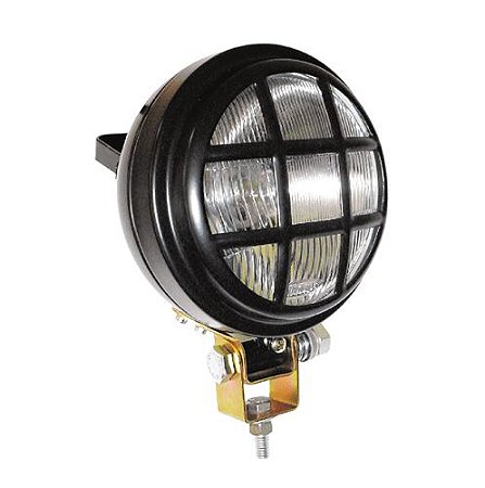Farol de Milha c/ Grade e Manejo Aço Preto 158mm 39MH3 – 12V: c/ Lâmpada H3 Niva( Novo) ref. 0966