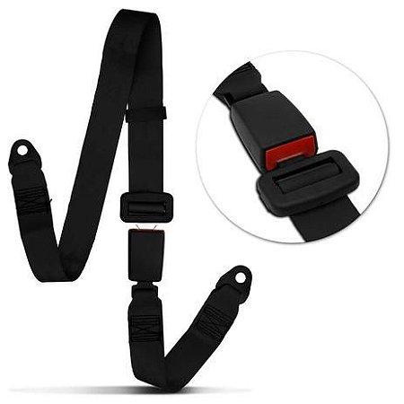 Cinto de Segurança Fixo Abdominal Traseiro Preto Lada Niva (novo) ref. 0972