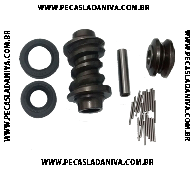 Reparo da Caixa de Direção Laika c/ Retentores (Novos) Ref. 0416