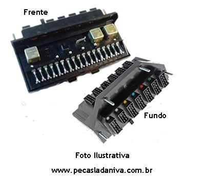 Caixa de Fusíveis Laika (Usada) s/ Tampa Acrílica Ref. 0141