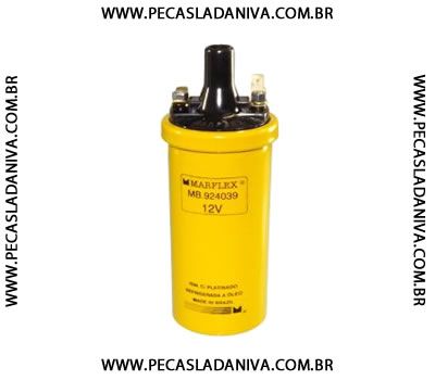 Bobina de Ignição 12V P/ Distribuidor à Platinado Niva (novo) Ref. 0605
