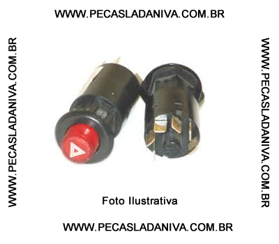 Botão do Pisca Alerta Niva (Usado) Ref. 0341