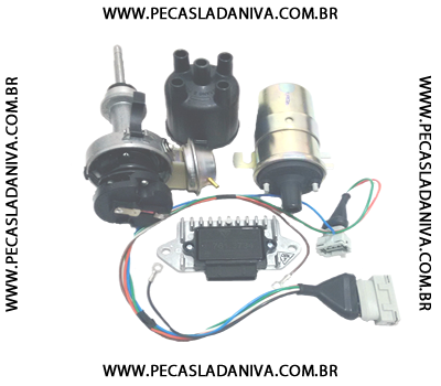 Distribuidor Kit Completo Ignição Eletrônica Niva Original(Novo) Ref. 0624