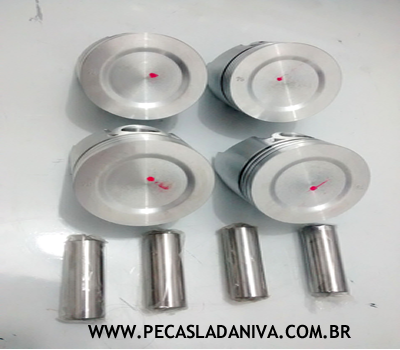 Jogo de Pistão com Anéis stander 79mm Laika (novo) Ref. 0254