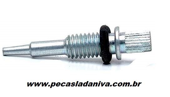 Parafuso de ajuste regulagem da mistura de combustível do carburador Lada Weber (novo) ref.1003