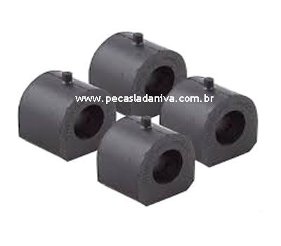 Kit de Buchas da Barra Estabilizadora Dianteira Laika c/ 4 Peças (Novas) Ref. 0129