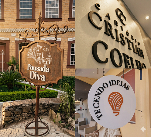 Placas Personalizadas - Escolha o Modelo e Peça Seu Orçamento