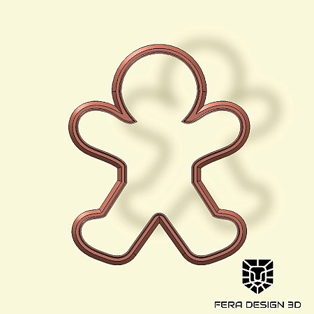 Gingerman-Boneco biscoito (cortador)
