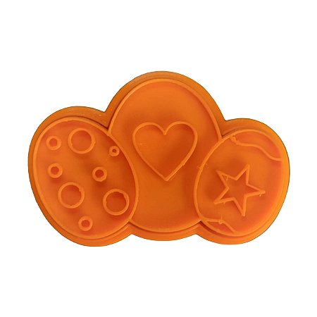 Cortador + Marcador - Trio Ovos de Páscoa