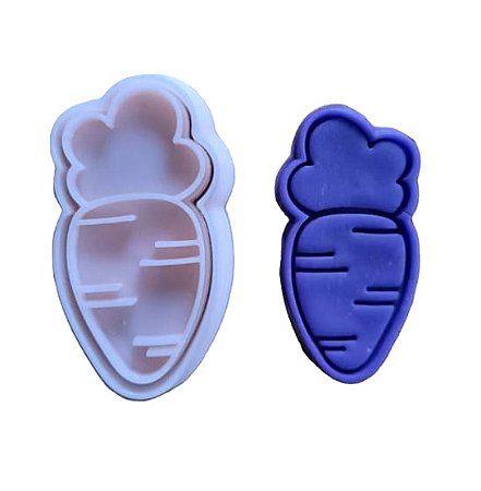 Cortador + Marcador - Cenoura 1 Páscoa