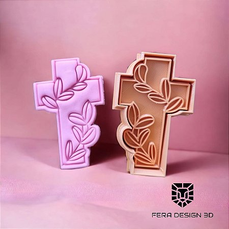 Cruz com ramos (cortador e marcador)