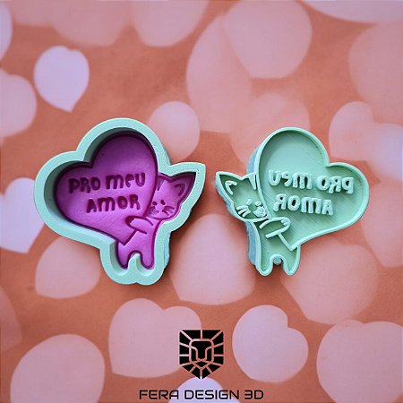 Coração pro Meu Amor (cortador e marcador)