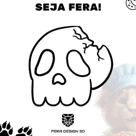 Caveira Halloween (Cortador)