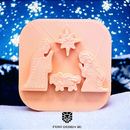 Presépio Natal (cortador e marcador)