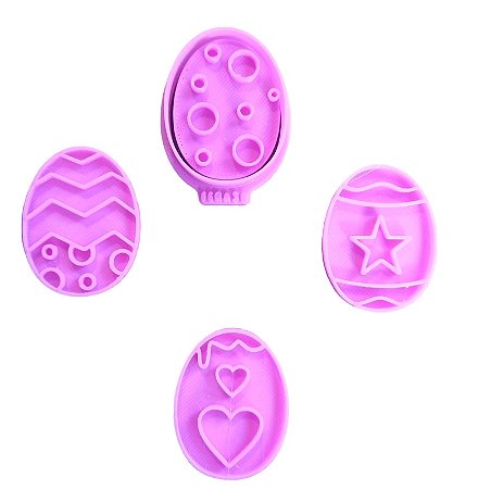 Cortador + Marcadores - Mini Ovinhos de Páscoa