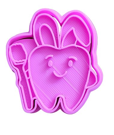 Cortador + Marcador - Dente de Páscoa