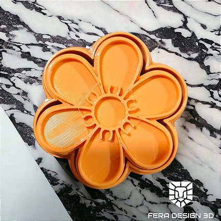 Cortador + Marcador - Flor Margarida 02