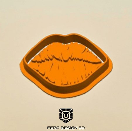 Cortador + Marcador - Beijo / Boca 1 (Dia Namorados)