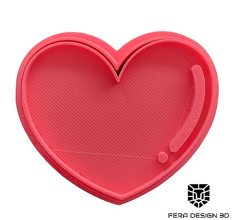 Cortador + Marcador - Coração Apaixonado