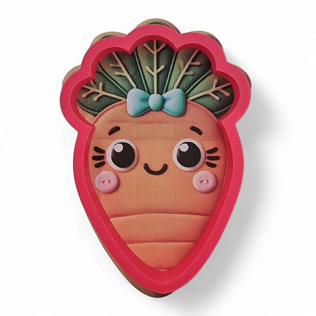 Cortador - Cenoura Fofa Páscoa