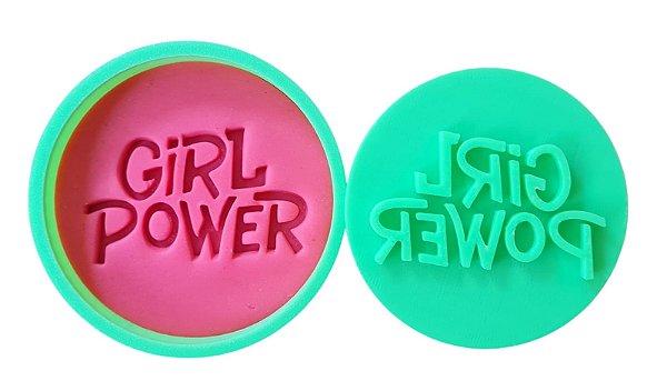 Cortador + Marcador - Girl Power (Dia da Mulher)